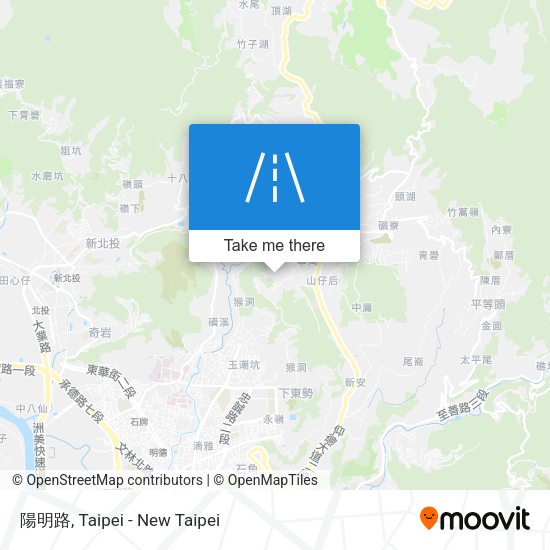 陽明路地圖