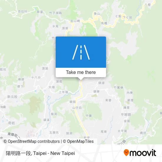 陽明路一段地圖