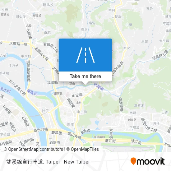 雙溪線自行車道 map
