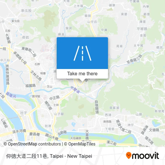 仰德大道二段11巷地圖