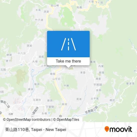 菁山路110巷 map