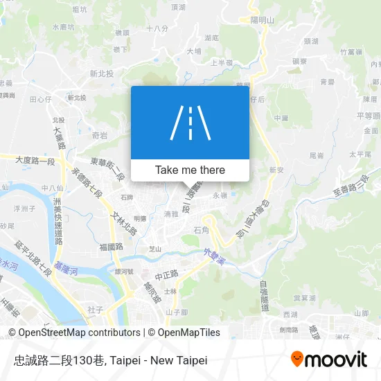 忠誠路二段130巷地圖