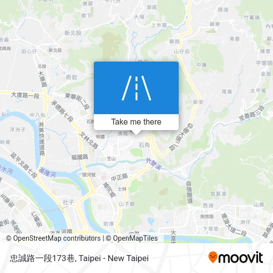 忠誠路一段173巷 map