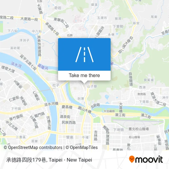 承德路四段179巷地圖
