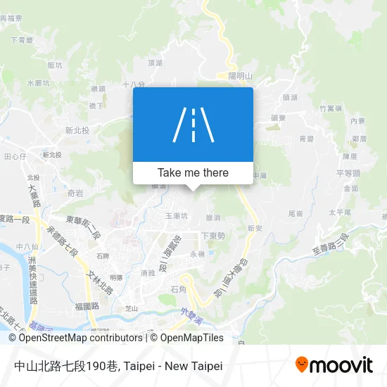 中山北路七段190巷 map