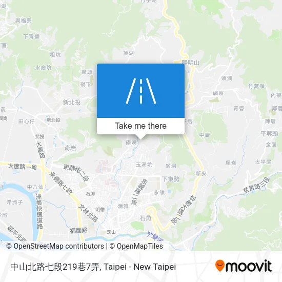中山北路七段219巷7弄地圖