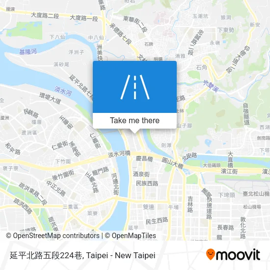 延平北路五段224巷地圖