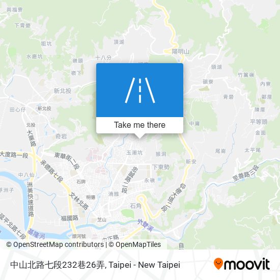 中山北路七段232巷26弄地圖