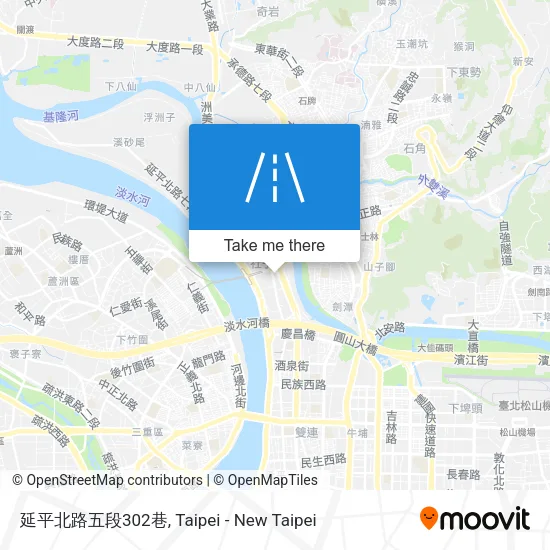 延平北路五段302巷 map