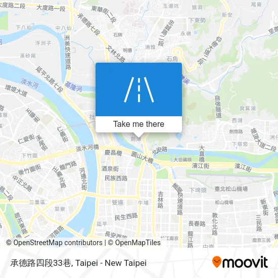承德路四段33巷地圖