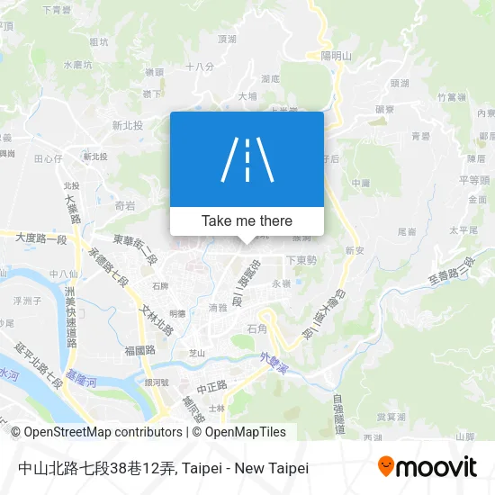 中山北路七段38巷12弄地圖