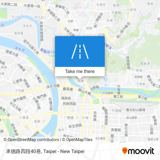 承德路四段40巷地圖