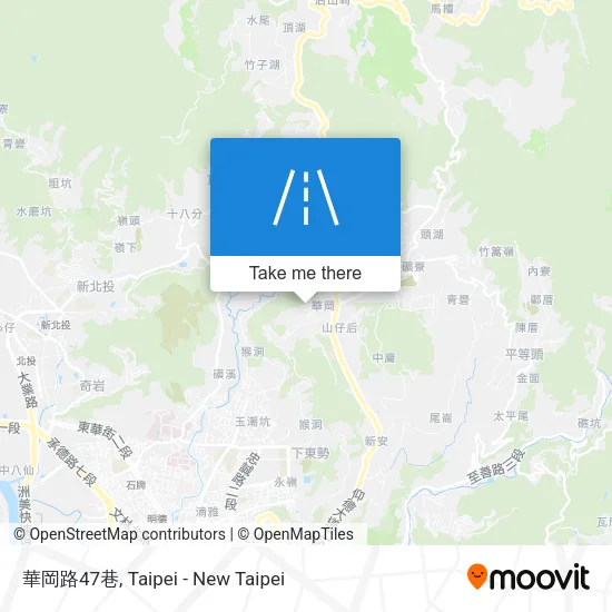 華岡路47巷 map