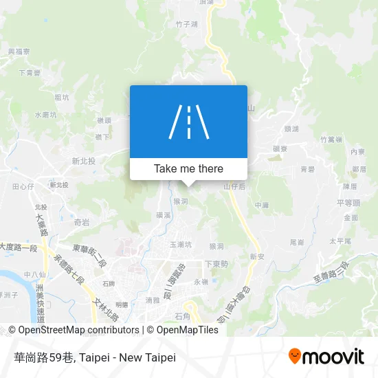 華崗路59巷 map