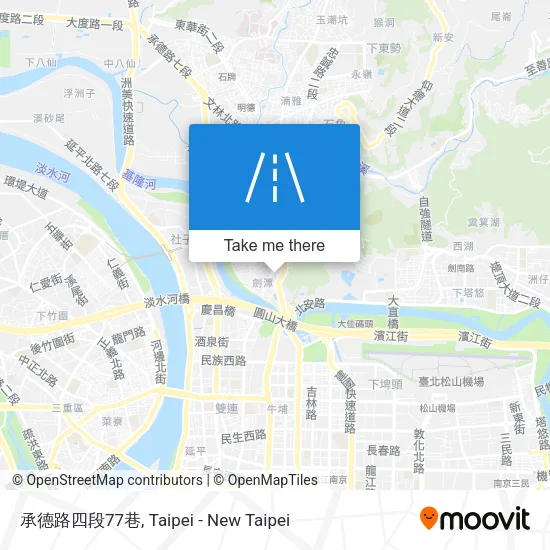 承德路四段77巷地圖