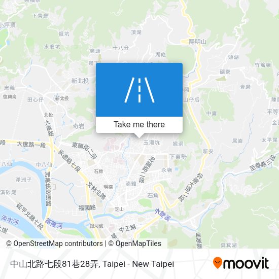 中山北路七段81巷28弄 map