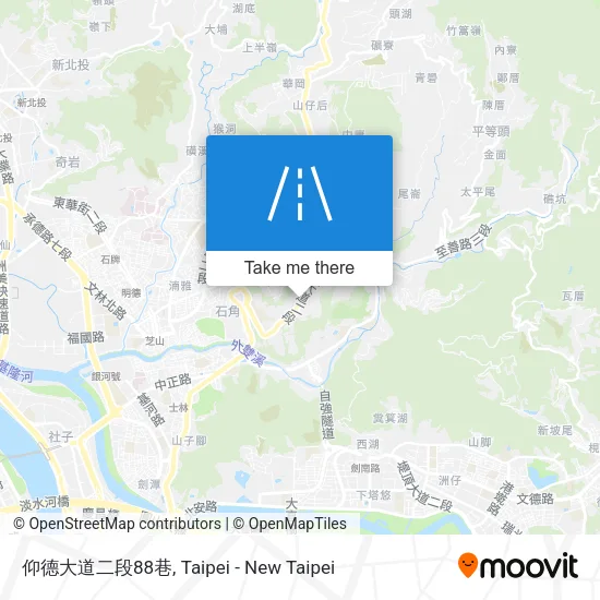 仰德大道二段88巷地圖