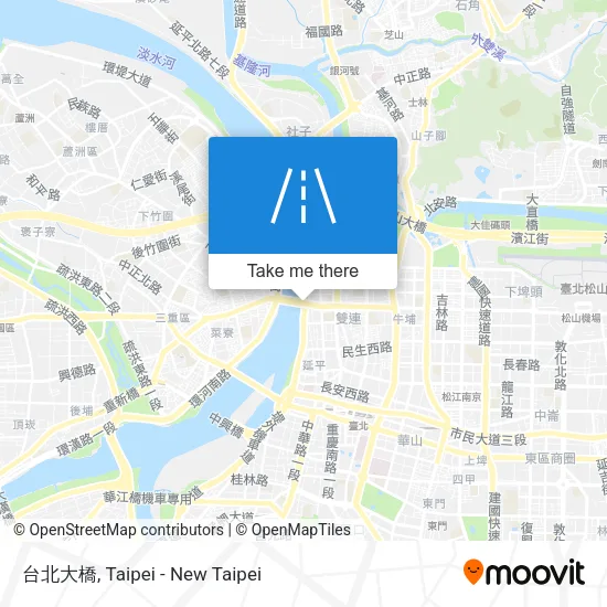 台北大橋 map