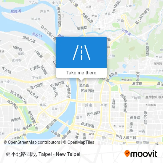 延平北路四段地圖