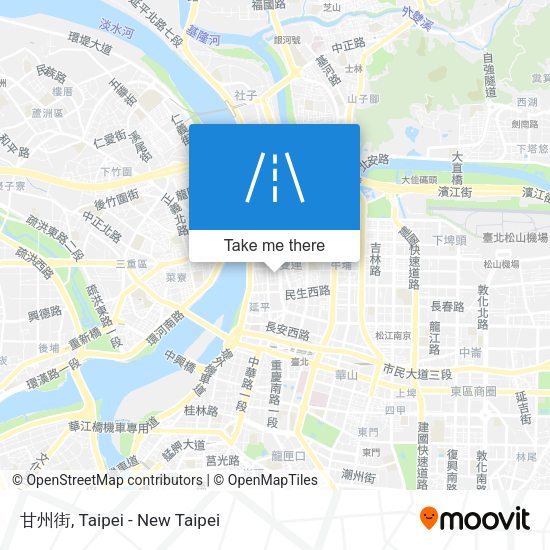 甘州街 map