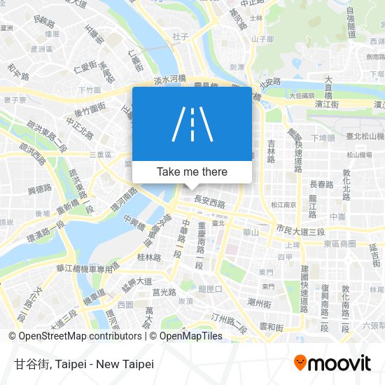 甘谷街地圖