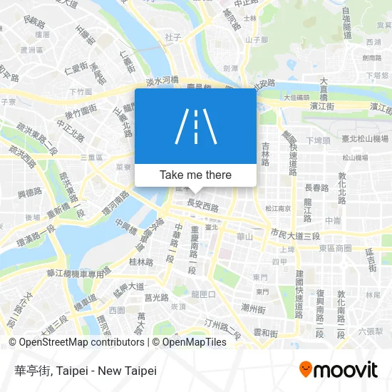 華亭街 map