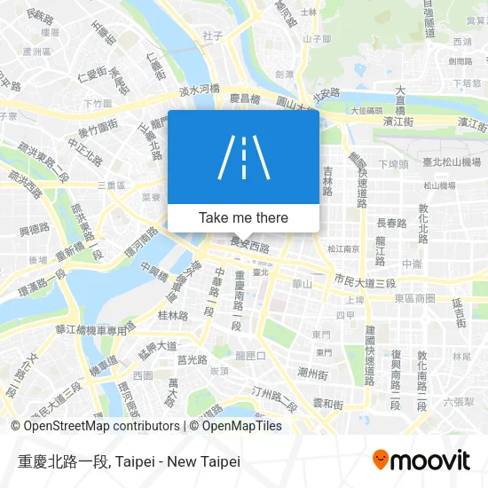 重慶北路一段地圖