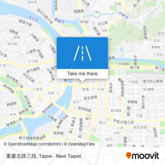 重慶北路三段 map