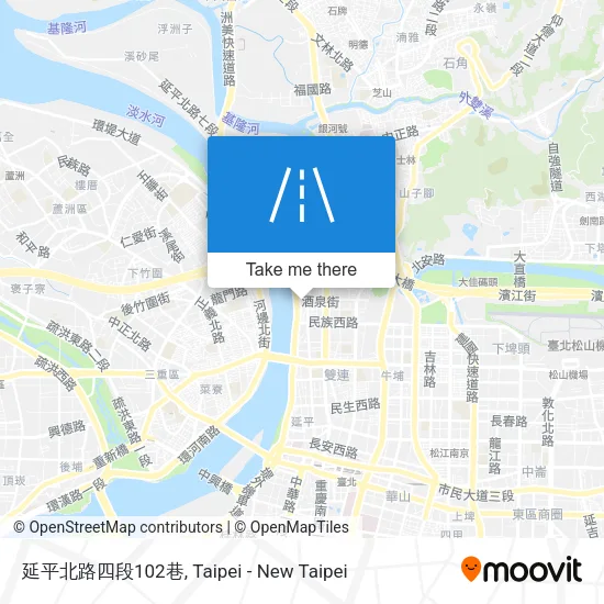 延平北路四段102巷地圖
