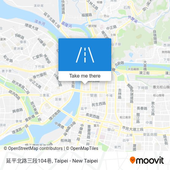 延平北路三段104巷 map