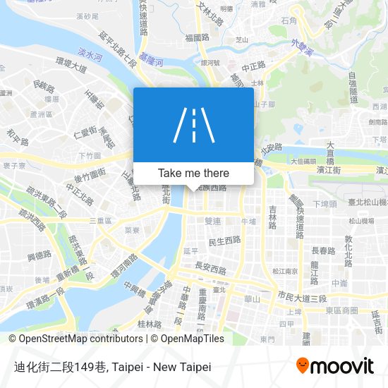 迪化街二段149巷地圖