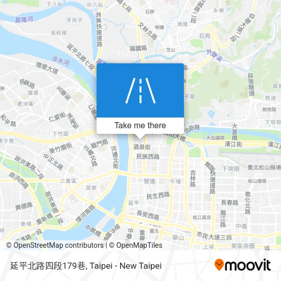 延平北路四段179巷地圖