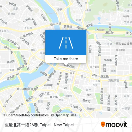 重慶北路一段26巷地圖