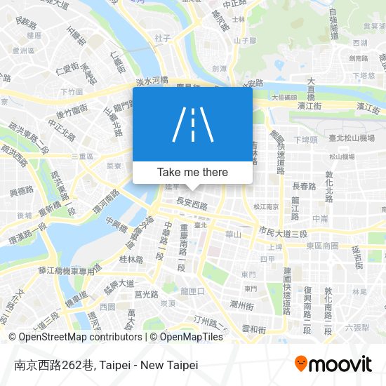 南京西路262巷地圖