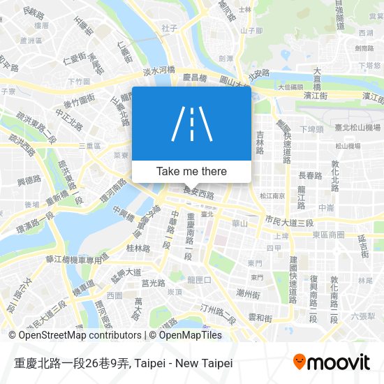 重慶北路一段26巷9弄地圖