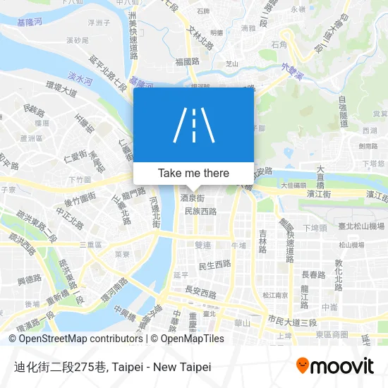 迪化街二段275巷地圖