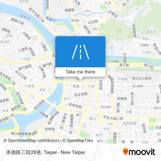承德路三段28巷地圖