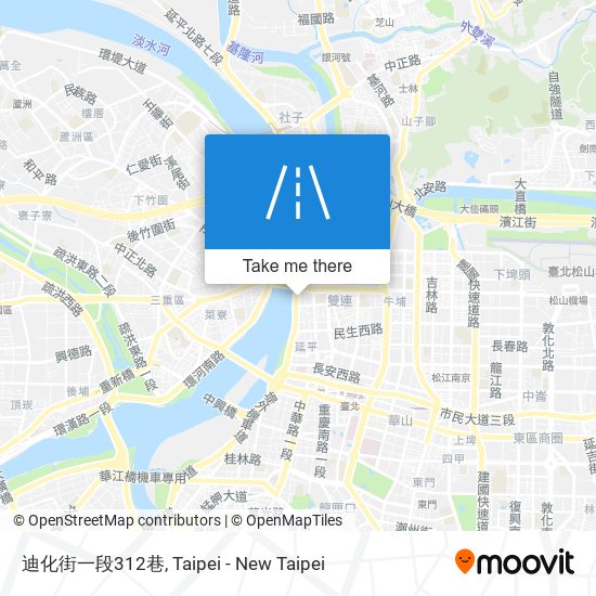 迪化街一段312巷 map