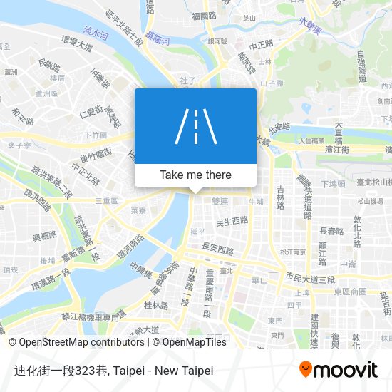 迪化街一段323巷 map