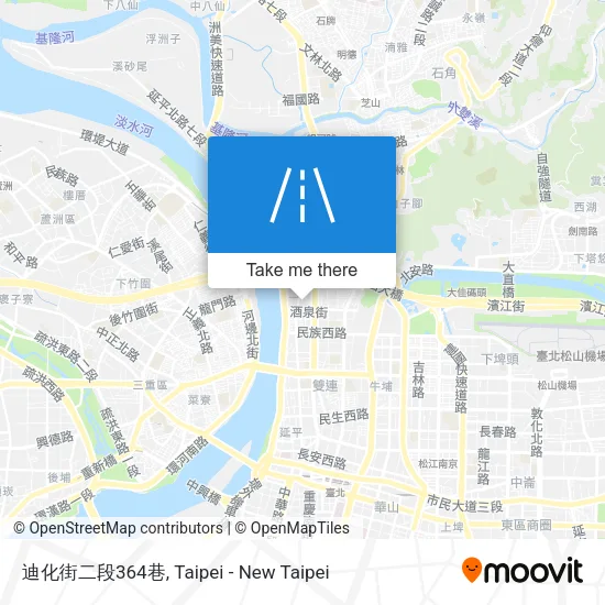 迪化街二段364巷 map