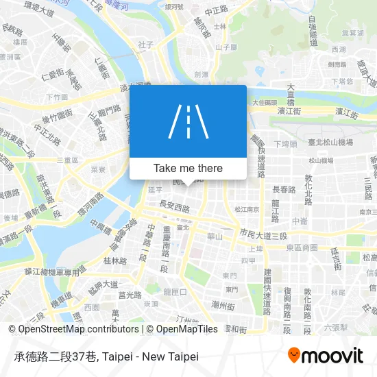 承德路二段37巷地圖