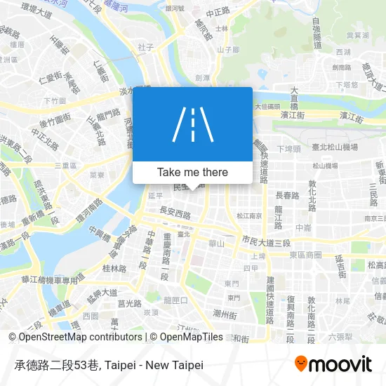 承德路二段53巷地圖