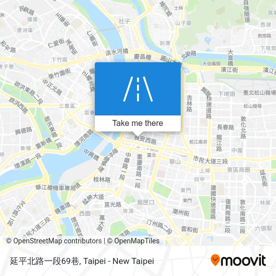 延平北路一段69巷地圖