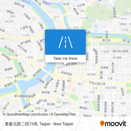 重慶北路二段73巷 map