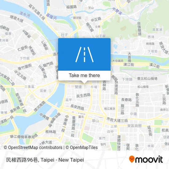 民權西路96巷 map