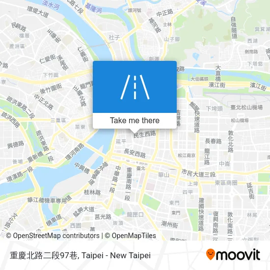 重慶北路二段97巷地圖
