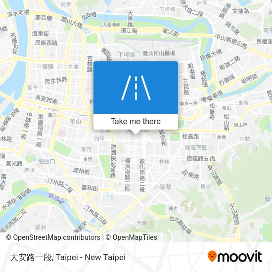 大安路一段地圖