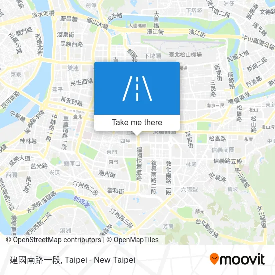 建國南路一段地圖