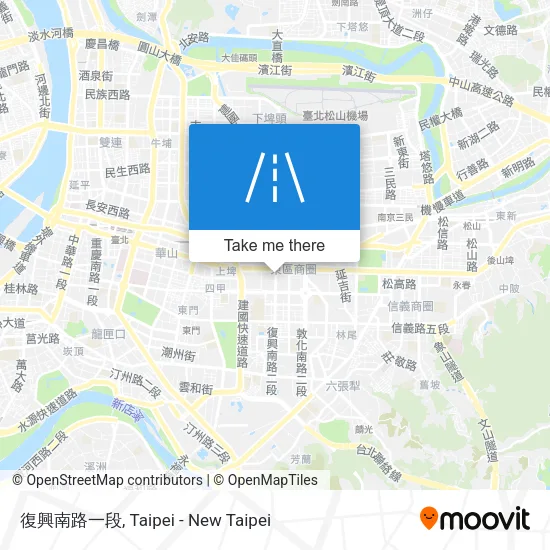 復興南路一段 map