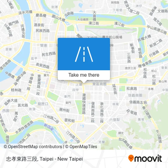 忠孝東路三段地圖